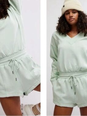 Free People Movement Intercept Cotton Romper